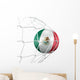 Soccerball Net Wall Decal
