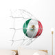Soccerball Net Wall Decal