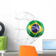 Soccerball Net Wall Decal