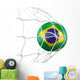 Soccerball Net Wall Decal