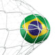 Soccerball in net Wall Decal