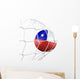 Soccerball Net Wall Decal