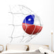 Soccerball Net Wall Decal