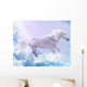 Magical Horse Chasing Clouds Wall Decal