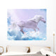 Magical Horse Chasing Clouds Wall Decal