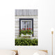 Log Home And Flower Box In The Window Wall Mural