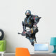 Astronaut Cyborg Girl Wall Decal