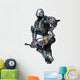 Astronaut Cyborg Girl Wall Decal