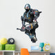 Astronaut Cyborg Girl Wall Decal