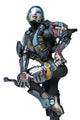 Astronaut Cyborg Girl Wall Decal