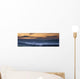 Fog Lies Over A Town At Sunset Wall Mural