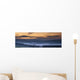 Fog Lies Over A Town At Sunset Wall Mural