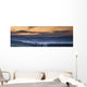 Fog Lies Over A Town At Sunset Wall Mural