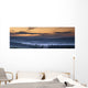 Fog Lies Over A Town At Sunset Wall Mural