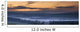 Fog Lies Over A Town At Sunset Wall Mural