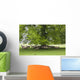 Sheep Standing Under A Tree Wall Mural