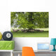 Sheep Standing Under A Tree Wall Mural