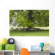 Sheep Standing Under A Tree Wall Mural