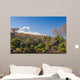 View Of Mount Fuji From A Japanese Garden Wall Mural