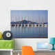 Yachts Docked In The Harbor Wall Mural