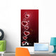 Hearts and Glow Wall Mural