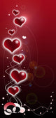 Hearts and Glow Wall Mural