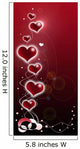 Hearts and Glow Wall Mural