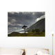 Dark Clouds Over A Landscape Along The Coast Wall Mural