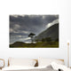 Dark Clouds Over A Landscape Along The Coast Wall Mural