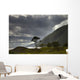 Dark Clouds Over A Landscape Along The Coast Wall Mural