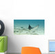 A Spotted Eagle Ray Under The Water Wall Mural