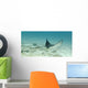 A Spotted Eagle Ray Under The Water Wall Mural