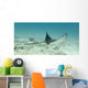 A Spotted Eagle Ray Under The Water Wall Mural