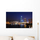 Hong Kong Cityscape Night Wall Decal