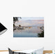 Boats In The Harbour At Sunset Wall Mural