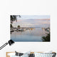 Boats In The Harbour At Sunset Wall Mural