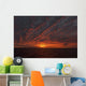 A Sunset Over The Pacific Ocean Wall Mural