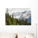 A Forest And The Rocky Mountains Wall Mural