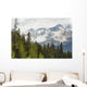 A Forest And The Rocky Mountains Wall Mural