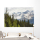 A Forest And The Rocky Mountains Wall Mural