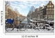Amsterdam in the Netherlands Covered With Snow Wall Mural