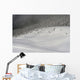Skiers At The Base Of A Mountain Wall Mural