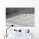 Skiers At The Base Of A Mountain Wall Mural
