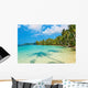 Coconut palms on the beach Wall Mural