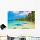 Coconut palms on the beach Wall Mural