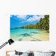 Coconut palms on the beach Wall Mural