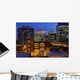 Raleigh North Carolina Night Wall Decal