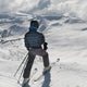 A Skier Pauses On The Trail To Look Out Over The Mountains Wall Mural