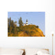 Birds In Flight Over Cape Disappointment Lighthouse Wall Mural