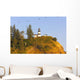 Birds In Flight Over Cape Disappointment Lighthouse Wall Mural